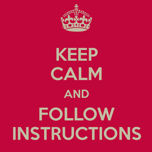 Following instructions